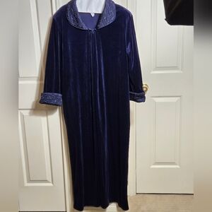 Vintage  Robe 1XL Navy Blue